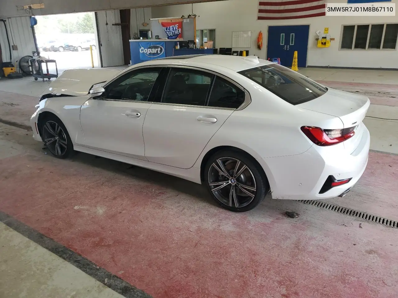 2021 BMW 330Xi VIN: 3MW5R7J01M8B67110 Lot: 64005205