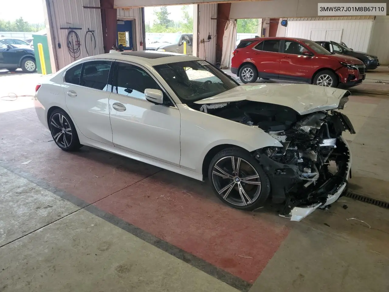 2021 BMW 330Xi VIN: 3MW5R7J01M8B67110 Lot: 64005205