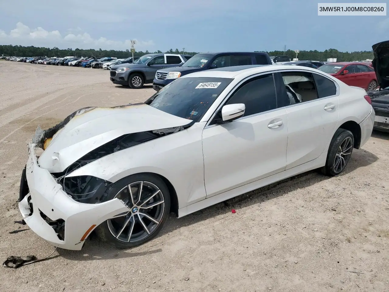2021 BMW 330I VIN: 3MW5R1J00M8C08260 Lot: 64649155