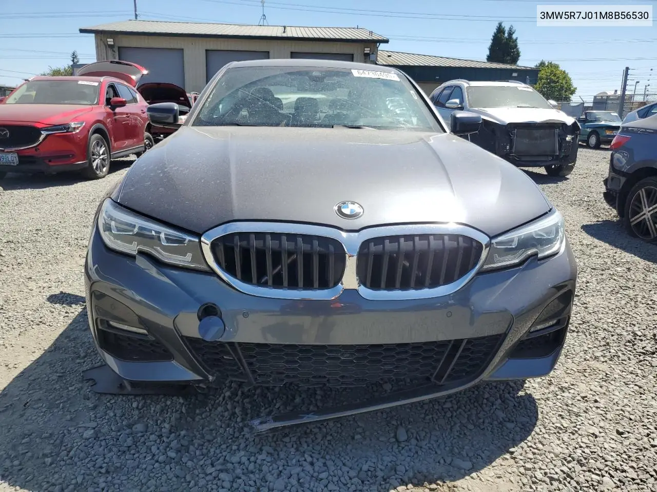 2021 BMW 330Xi VIN: 3MW5R7J01M8B56530 Lot: 64730495