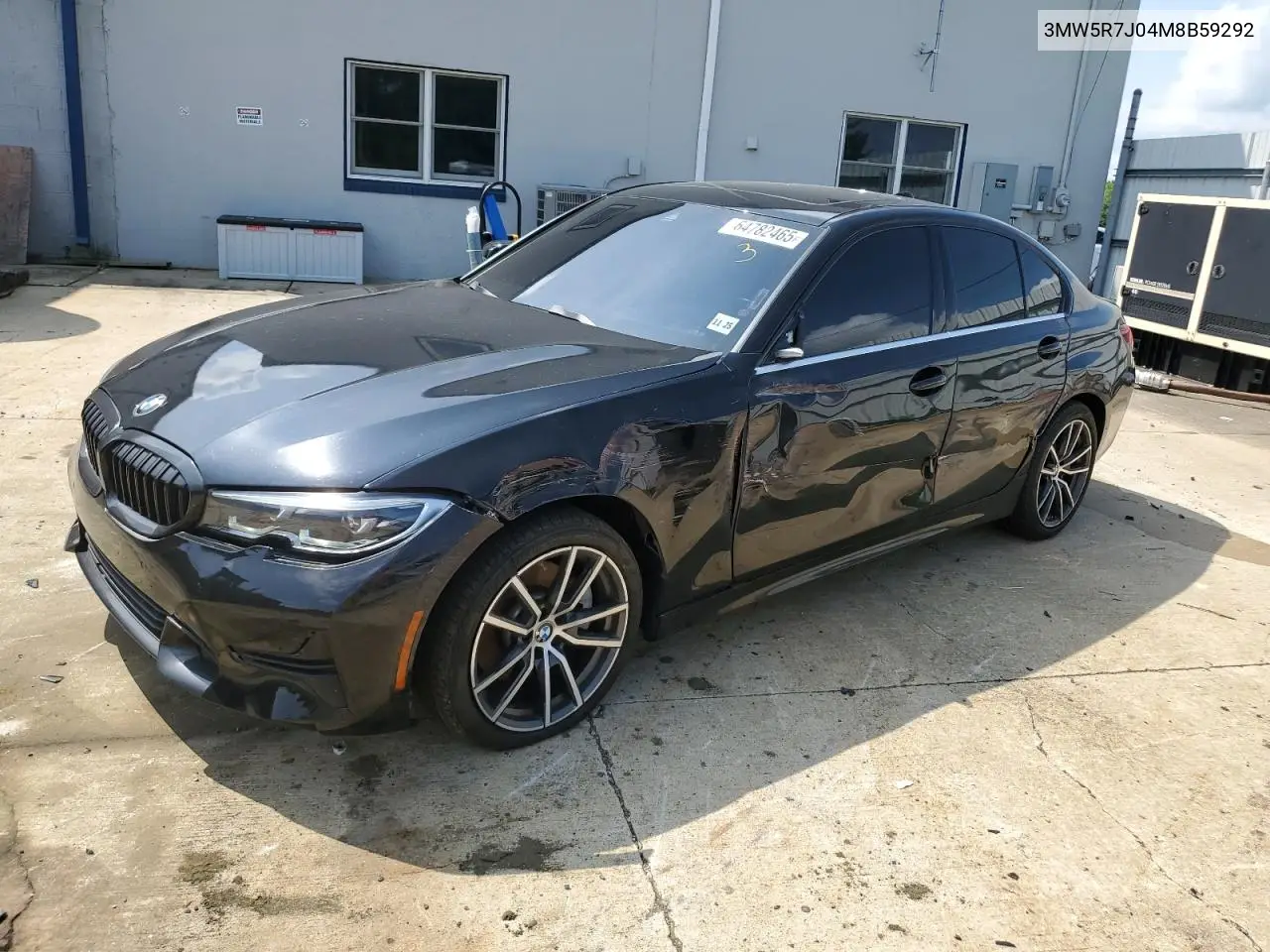 2021 BMW 330Xi VIN: 3MW5R7J04M8B59292 Lot: 64782465