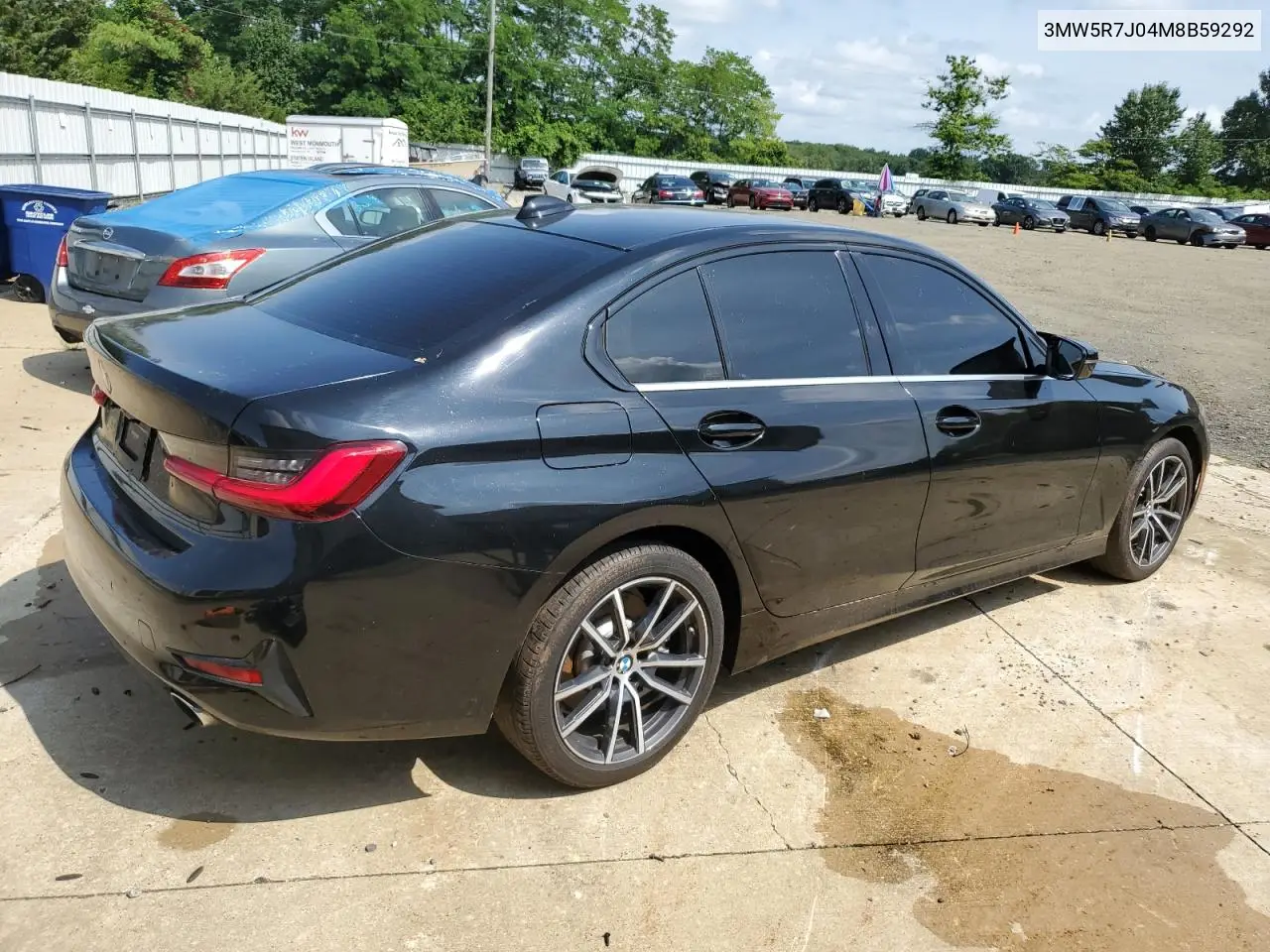 2021 BMW 330Xi VIN: 3MW5R7J04M8B59292 Lot: 64782465