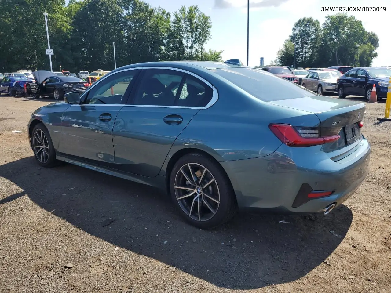2021 BMW 330Xi VIN: 3MW5R7J0XM8B73049 Lot: 64826415