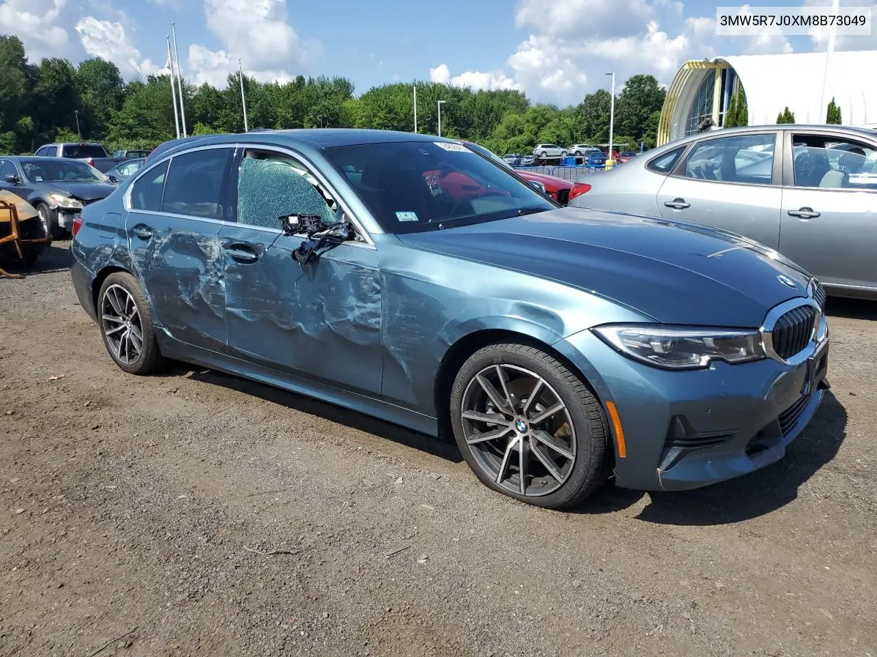 2021 BMW 330Xi VIN: 3MW5R7J0XM8B73049 Lot: 64826415