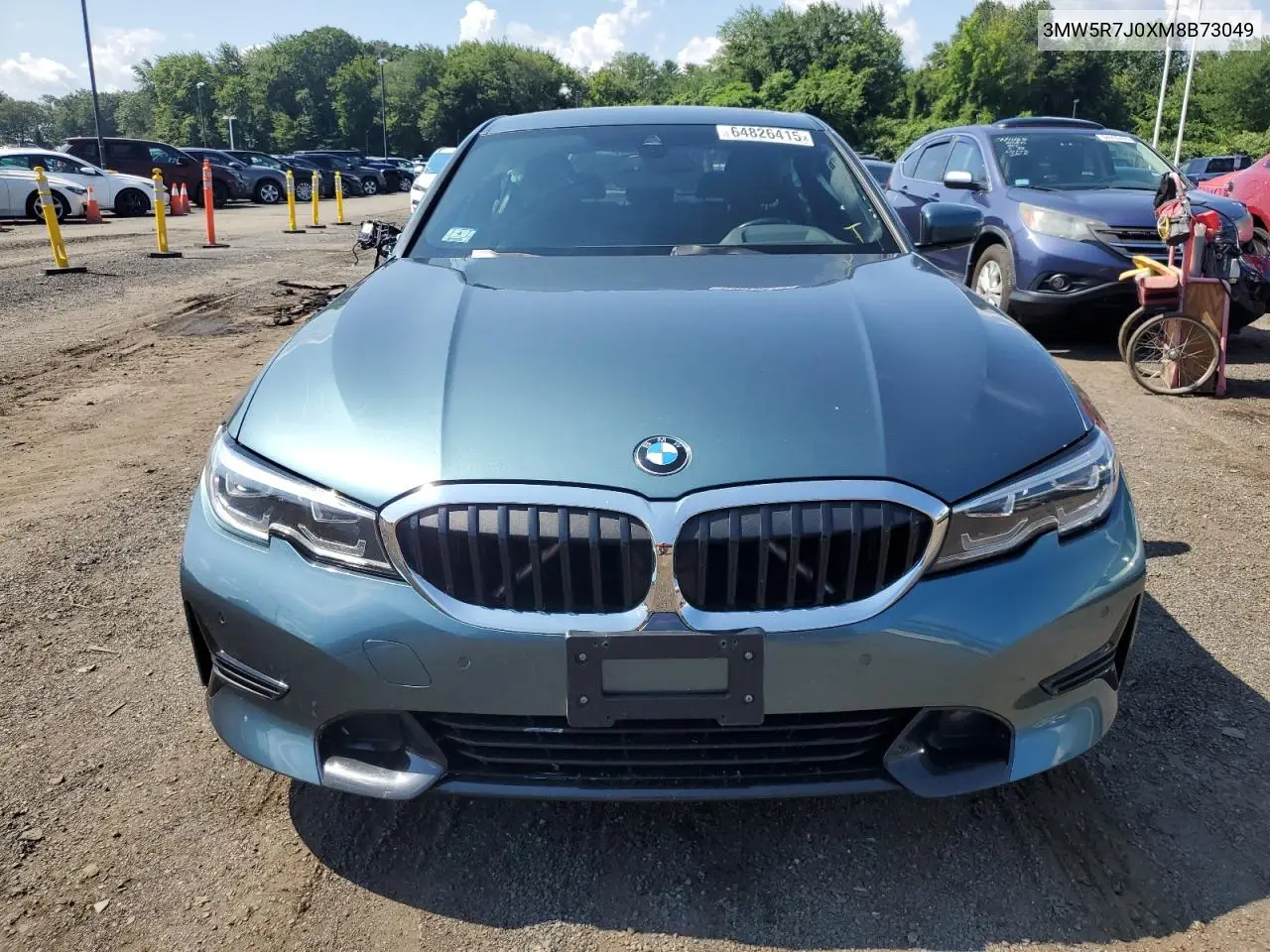 2021 BMW 330Xi VIN: 3MW5R7J0XM8B73049 Lot: 64826415