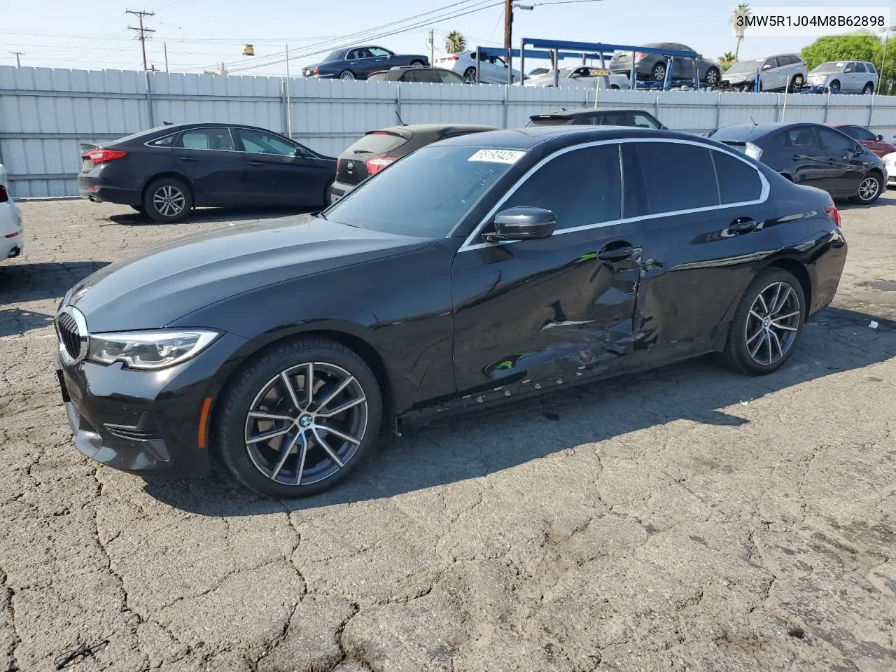 2021 BMW 330I VIN: 3MW5R1J04M8B62898 Lot: 65193425