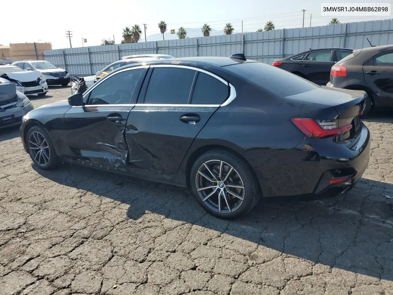 2021 BMW 330I VIN: 3MW5R1J04M8B62898 Lot: 65193425