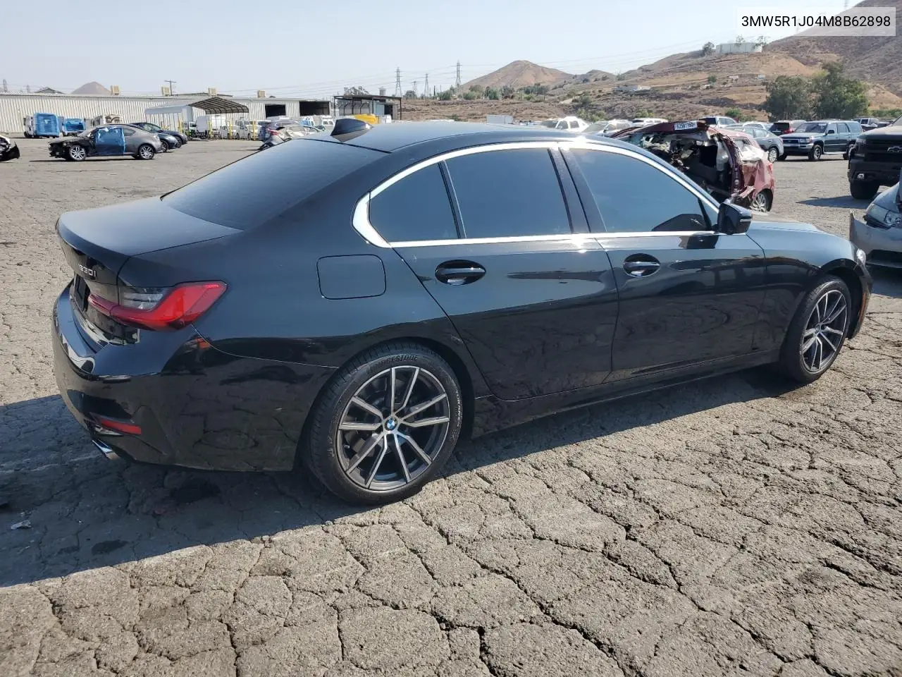 2021 BMW 330I VIN: 3MW5R1J04M8B62898 Lot: 65193425