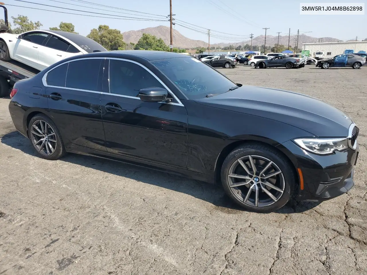 2021 BMW 330I VIN: 3MW5R1J04M8B62898 Lot: 65193425