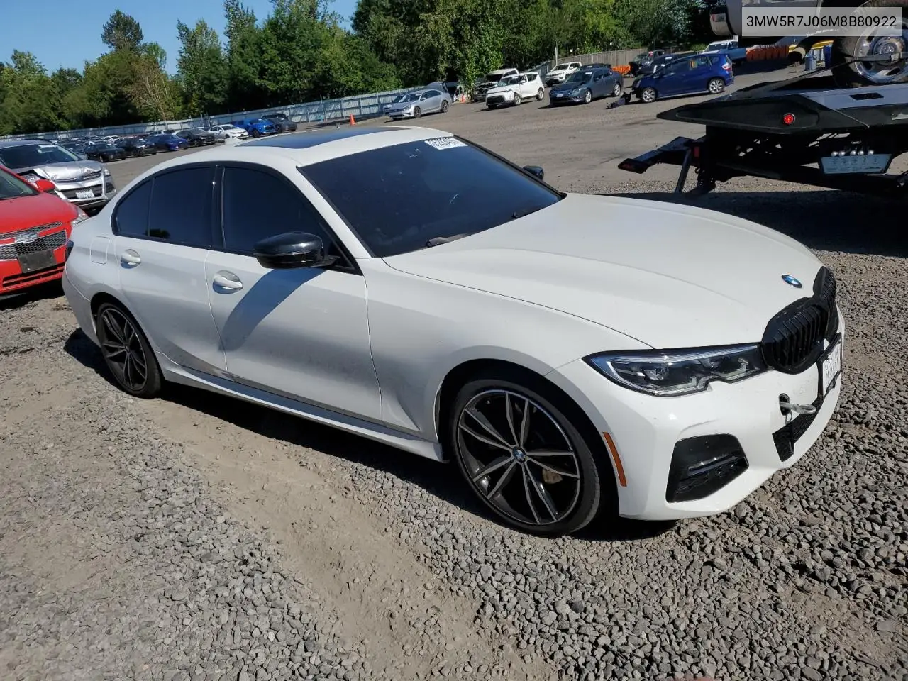 2021 BMW 330Xi VIN: 3MW5R7J06M8B80922 Lot: 65283485