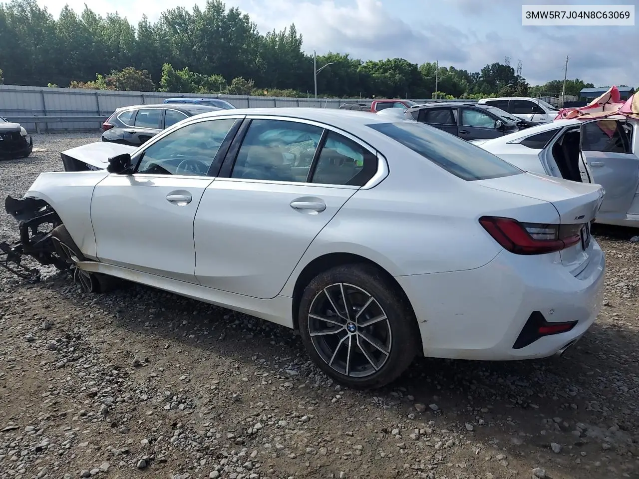 2022 BMW 330Xi VIN: 3MW5R7J04N8C63069 Lot: 56207435