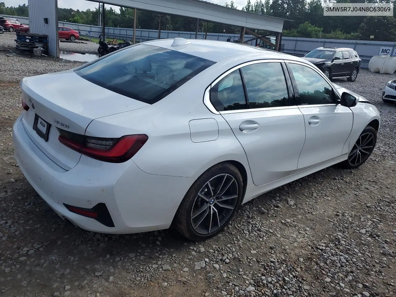 2022 BMW 330Xi VIN: 3MW5R7J04N8C63069 Lot: 56207435