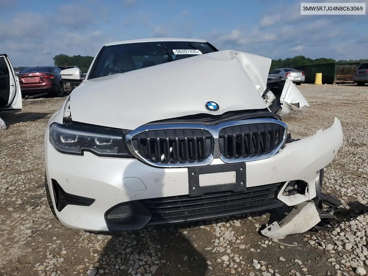 2022 BMW 330Xi VIN: 3MW5R7J04N8C63069 Lot: 56207435