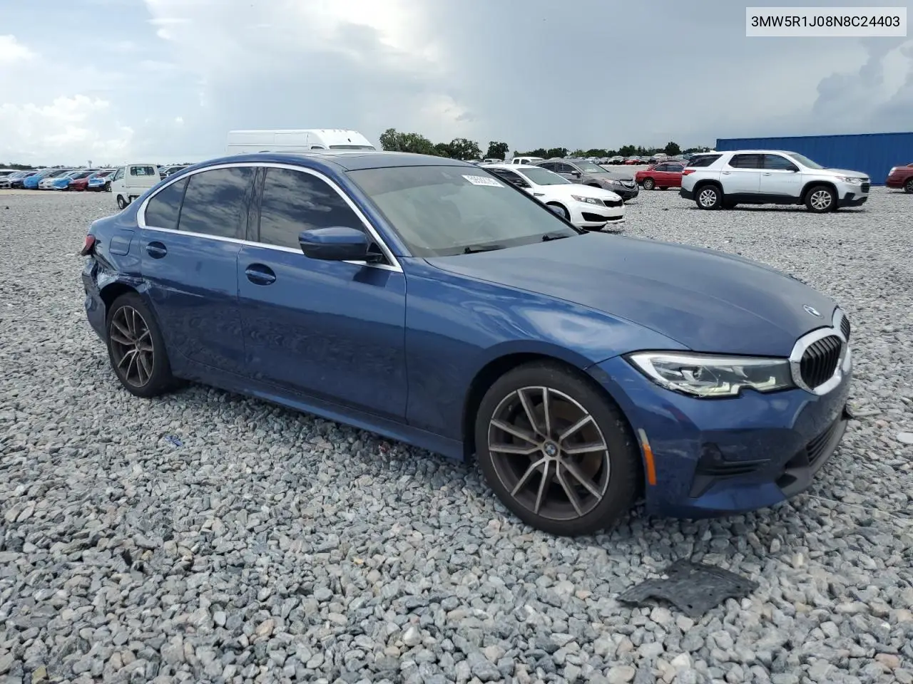 2022 BMW 330I VIN: 3MW5R1J08N8C24403 Lot: 59592785