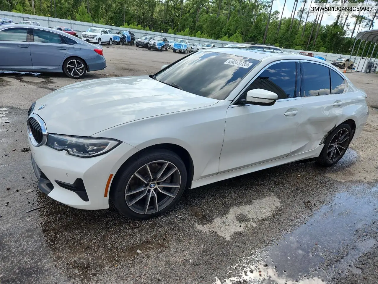 2022 BMW 330I VIN: 3MW5R1J04N8C59987 Lot: 64559735