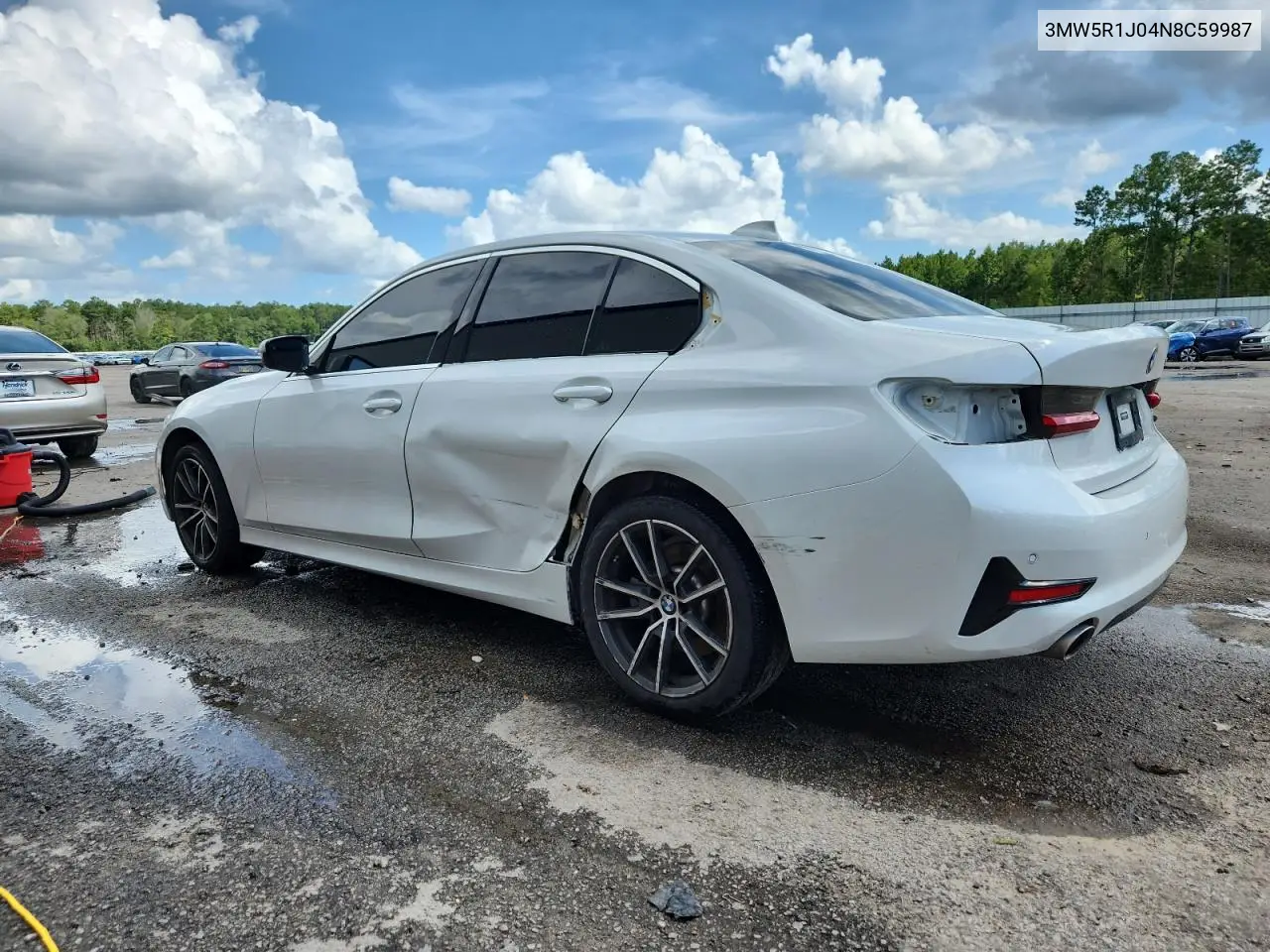 2022 BMW 330I VIN: 3MW5R1J04N8C59987 Lot: 64559735
