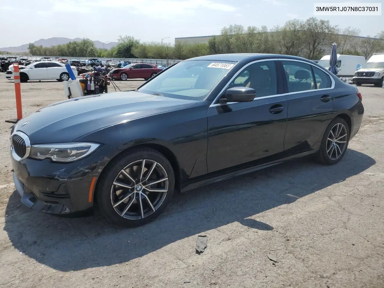 2022 BMW 330I VIN: 3MW5R1J07N8C37031 Lot: 64571865