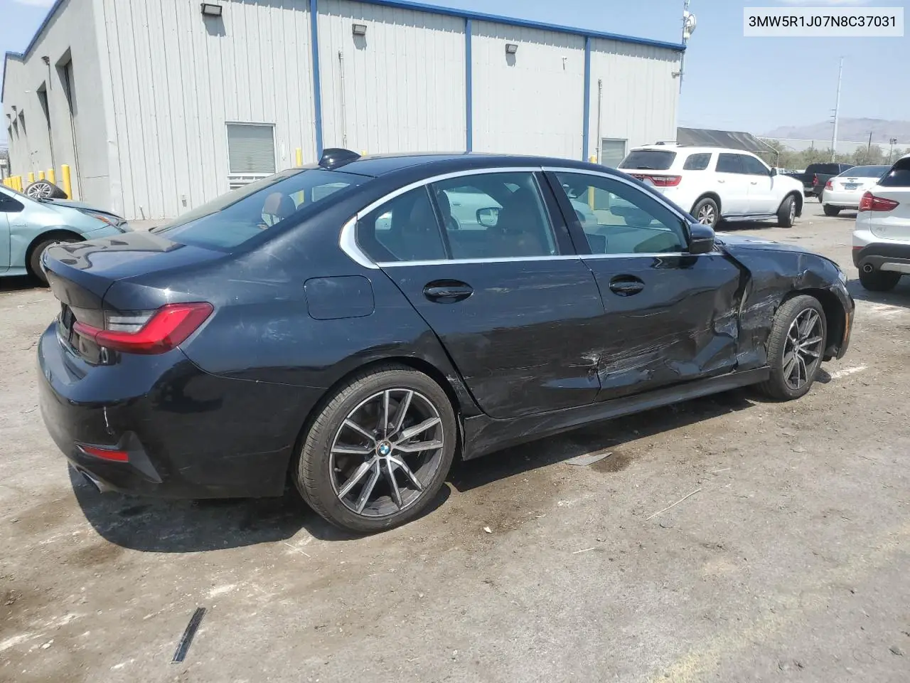 2022 BMW 330I VIN: 3MW5R1J07N8C37031 Lot: 64571865