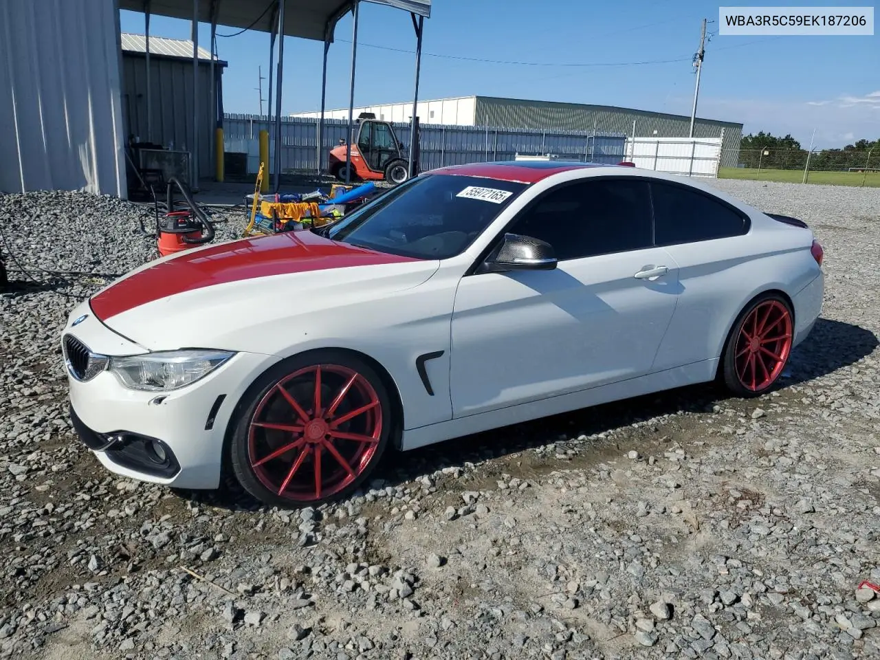 2014 BMW 435 Xi VIN: WBA3R5C59EK187206 Lot: 55972165
