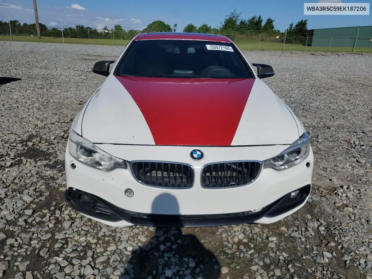 2014 BMW 435 Xi VIN: WBA3R5C59EK187206 Lot: 55972165