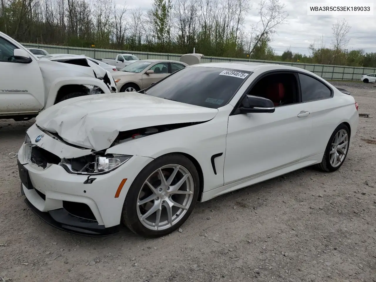 2014 BMW 435 Xi VIN: WBA3R5C53EK189033 Lot: 56394675
