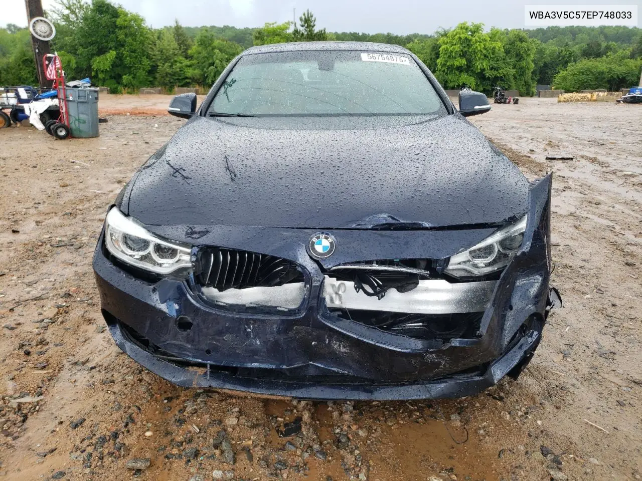 2014 BMW 428 I VIN: WBA3V5C57EP748033 Lot: 56754875
