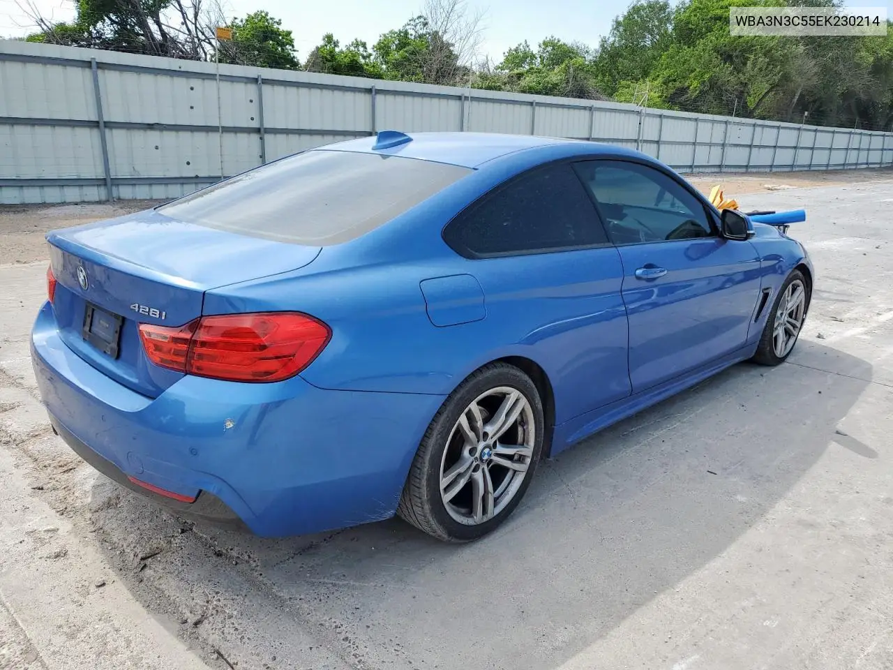 2014 BMW 428 I VIN: WBA3N3C55EK230214 Lot: 56896865