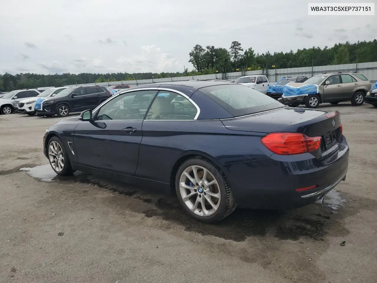 2014 BMW 435 I VIN: WBA3T3C5XEP737151 Lot: 58647835