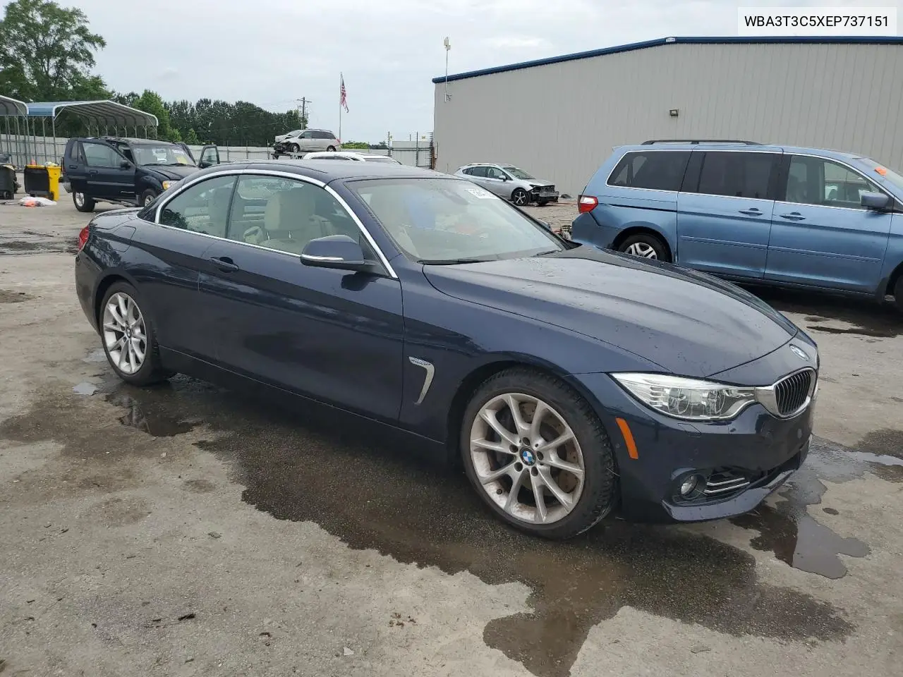2014 BMW 435 I VIN: WBA3T3C5XEP737151 Lot: 58647835