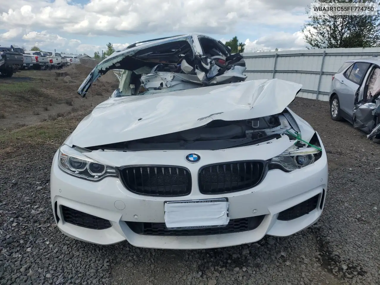 2015 BMW 435 I VIN: WBA3R1C55FF774750 Lot: 54404225