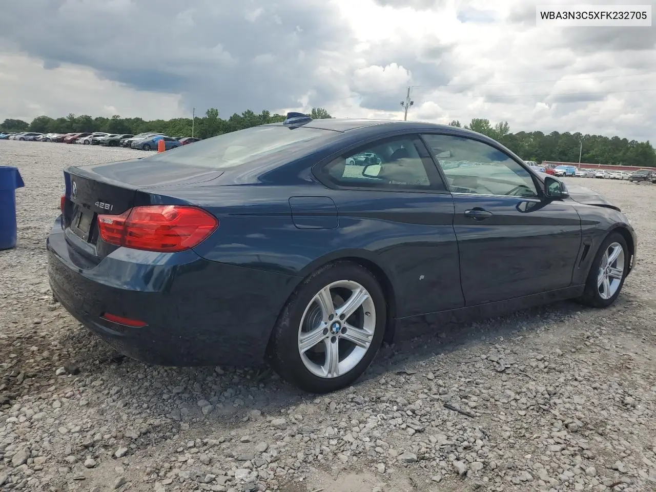 2015 BMW 428 I VIN: WBA3N3C5XFK232705 Lot: 56327515
