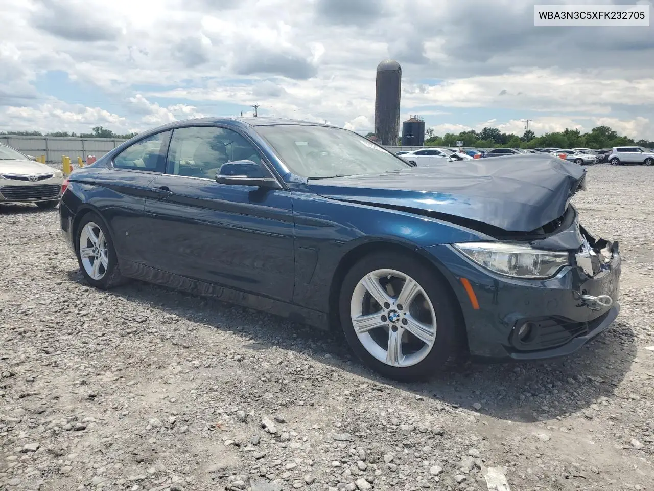 2015 BMW 428 I VIN: WBA3N3C5XFK232705 Lot: 56327515