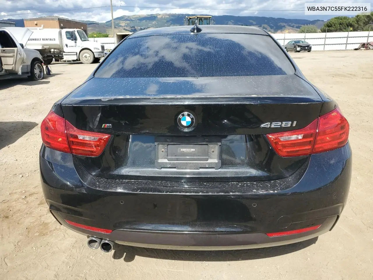 2015 BMW 428 I VIN: WBA3N7C55FK222316 Lot: 56547395