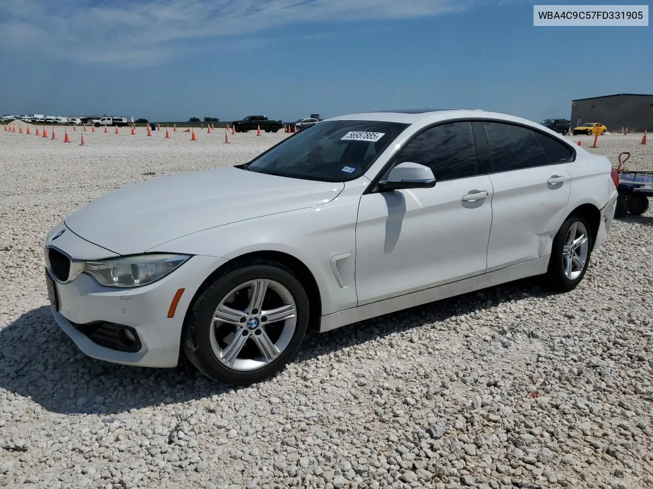 2015 BMW 428 Xi Gran Coupe Sulev VIN: WBA4C9C57FD331905 Lot: 56957885