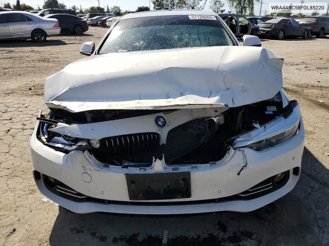 wba4a9c58fgl85220 WBA4A9C58FGL85220 2015 BMW 428 I Gran Coupe Sulev