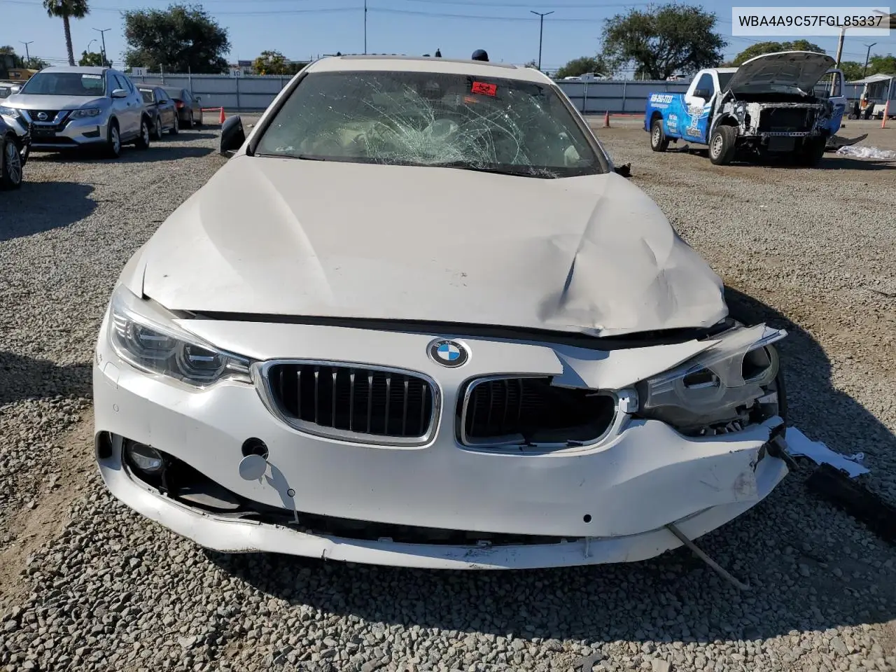 2015 BMW 428 I Gran Coupe Sulev VIN: WBA4A9C57FGL85337 Lot: 62425595