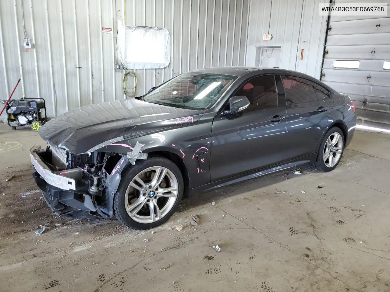 2015 BMW 435 Xi Gran Coupe VIN: WBA4B3C53FD669768 Lot: 62849965