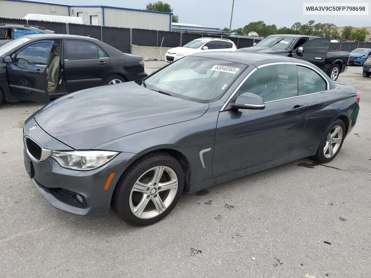 2015 BMW 428 Xi VIN: WBA3V9C50FP798698 Lot: 63040365