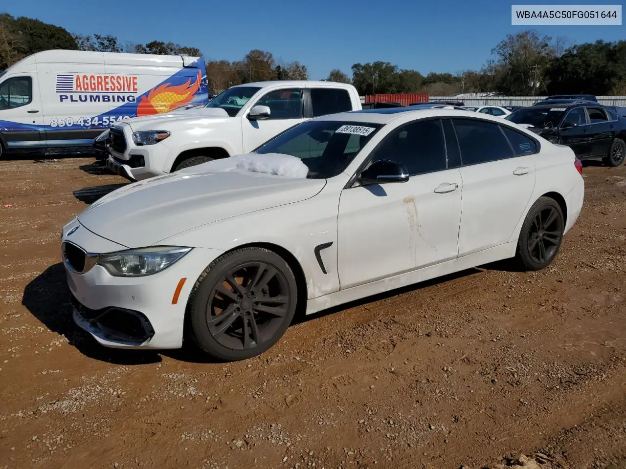 2015 BMW 428 I Gran Coupe VIN: WBA4A5C50FG051644 Lot: 89138515