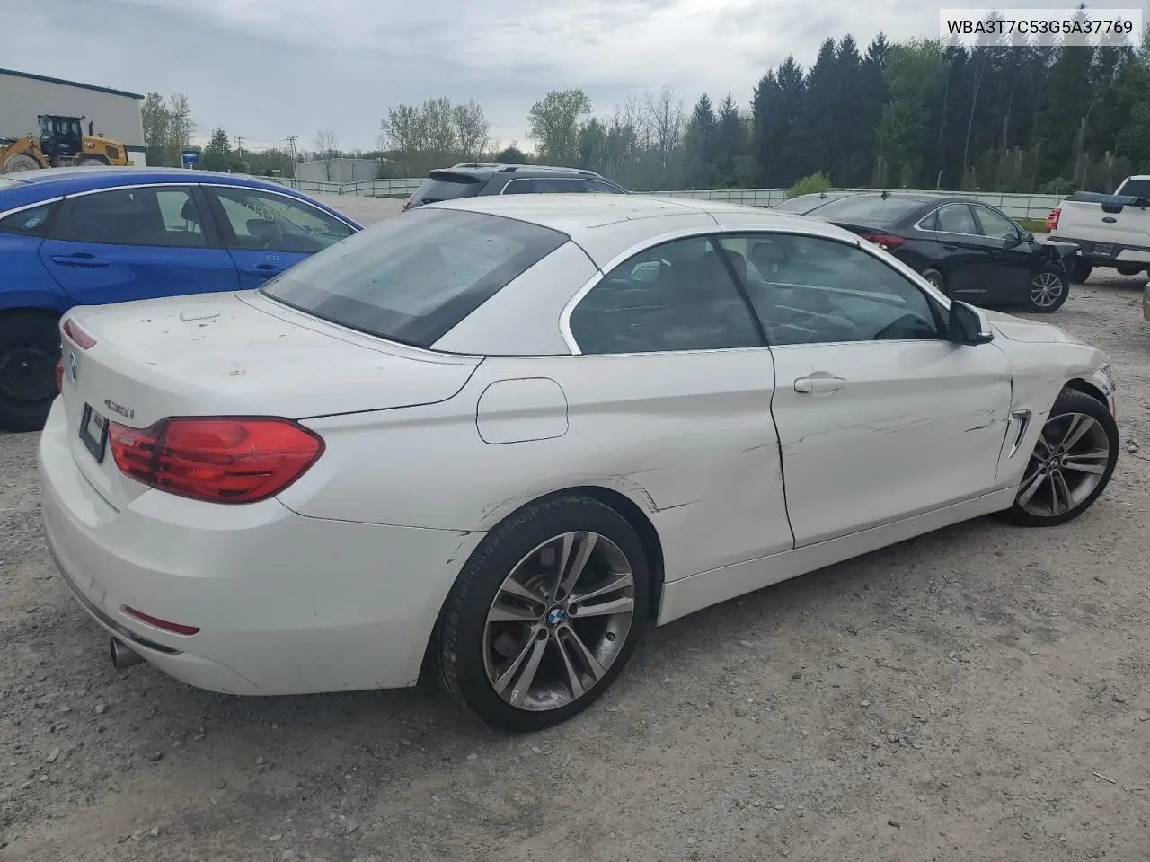 2016 BMW 435 Xi VIN: WBA3T7C53G5A37769 Lot: 56022275