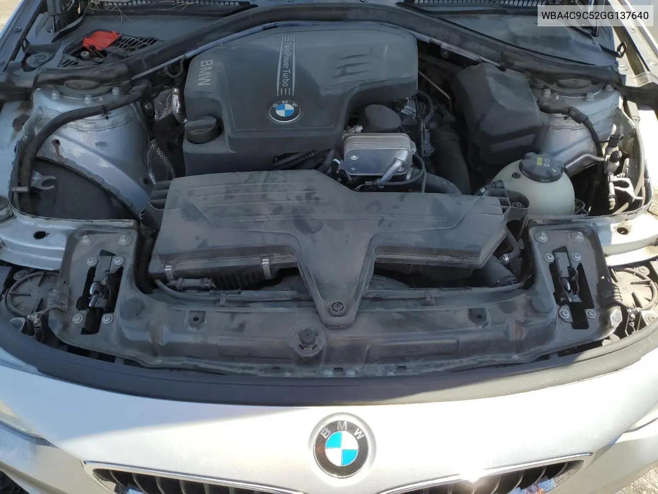 2016 BMW 428 Xi Gran Coupe Sulev VIN: WBA4C9C52GG137640 Lot: 57106975