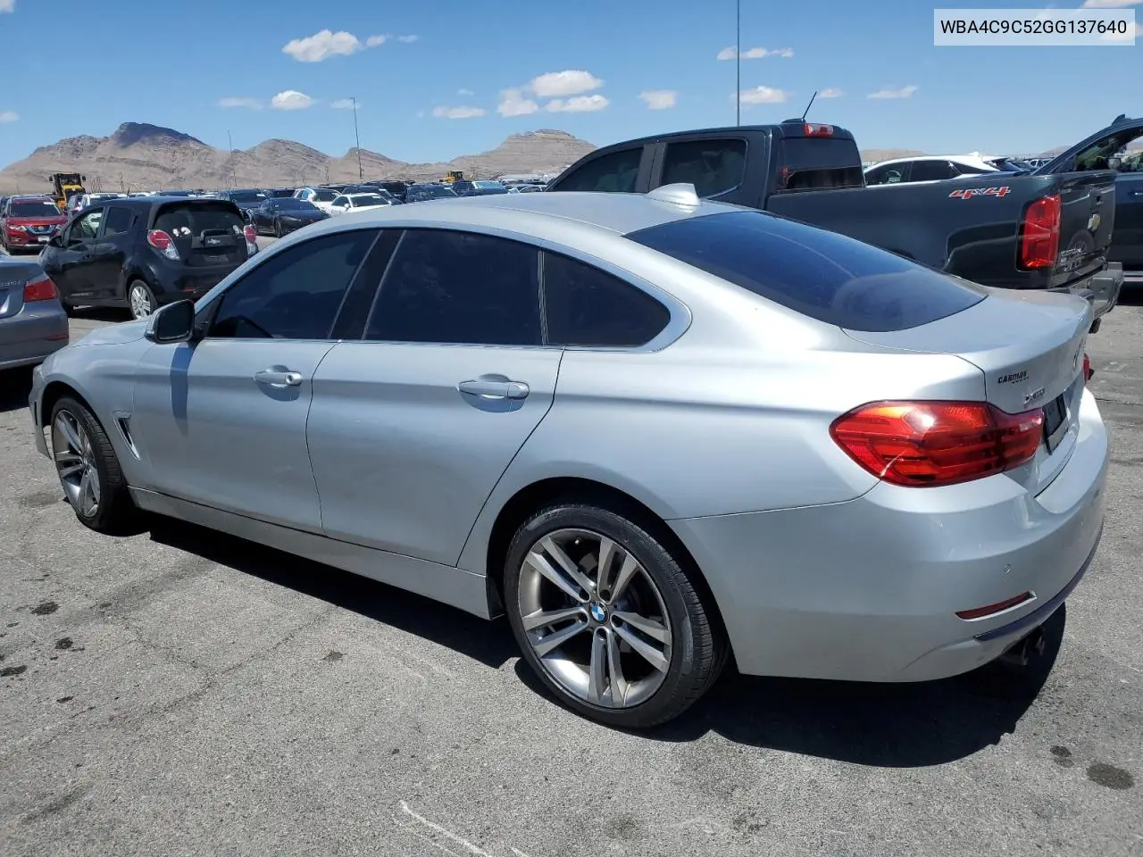 2016 BMW 428 Xi Gran Coupe Sulev VIN: WBA4C9C52GG137640 Lot: 57106975