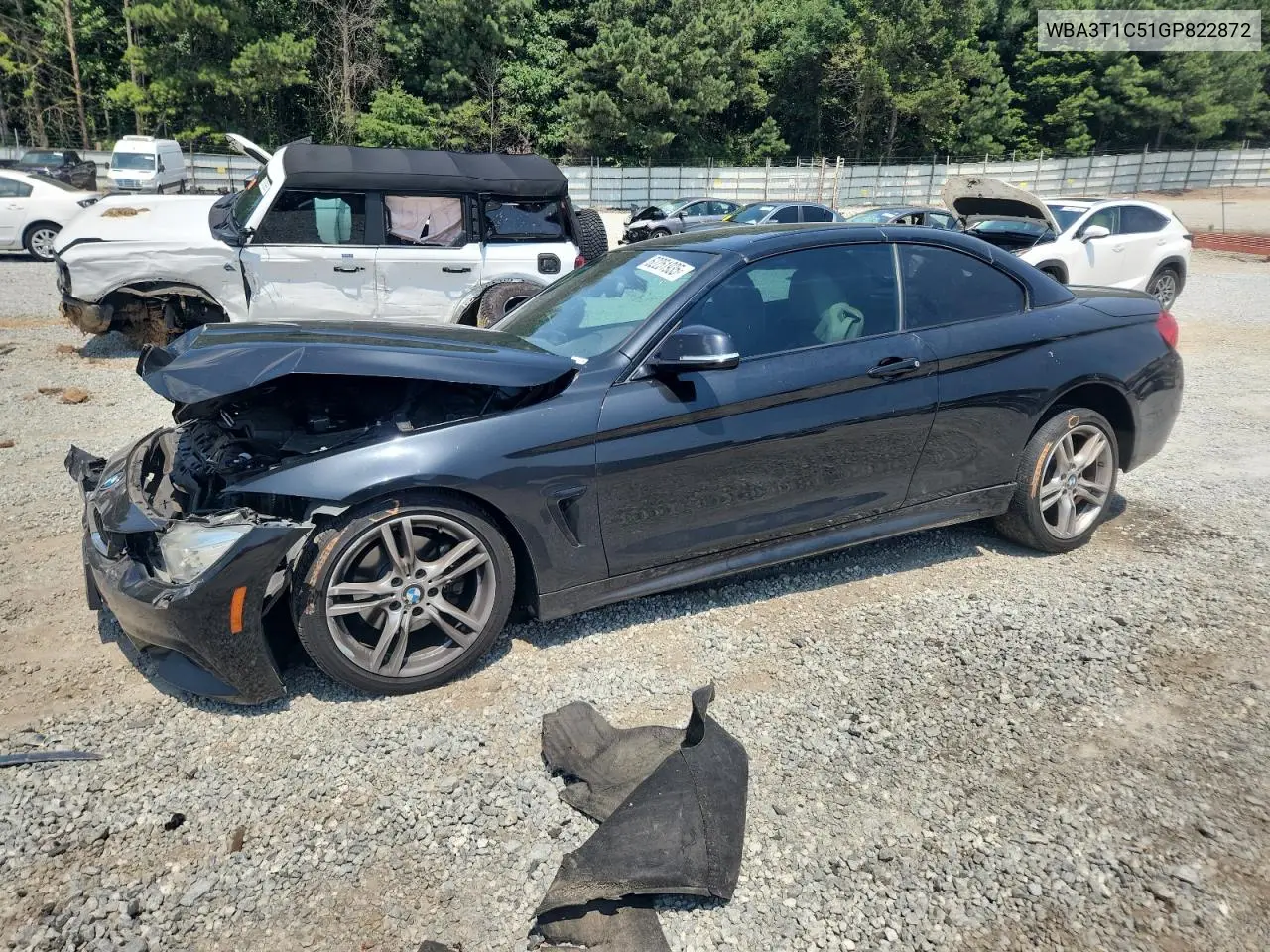 2016 BMW 428 Xi Sulev VIN: WBA3T1C51GP822872 Lot: 62251935