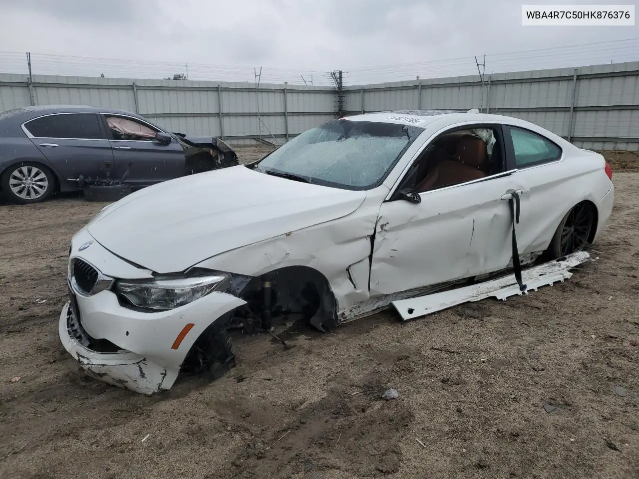 2017 BMW 430I VIN: WBA4R7C50HK876376 Lot: 47821785