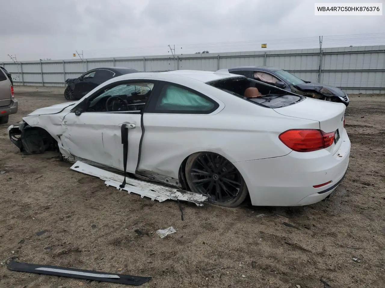 2017 BMW 430I VIN: WBA4R7C50HK876376 Lot: 47821785