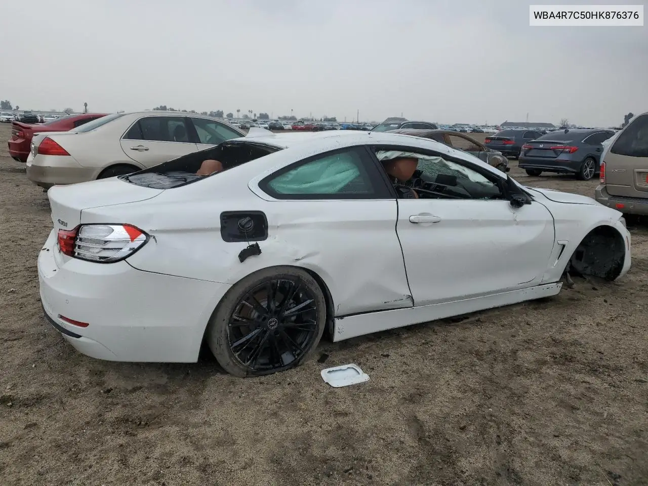 2017 BMW 430I VIN: WBA4R7C50HK876376 Lot: 47821785