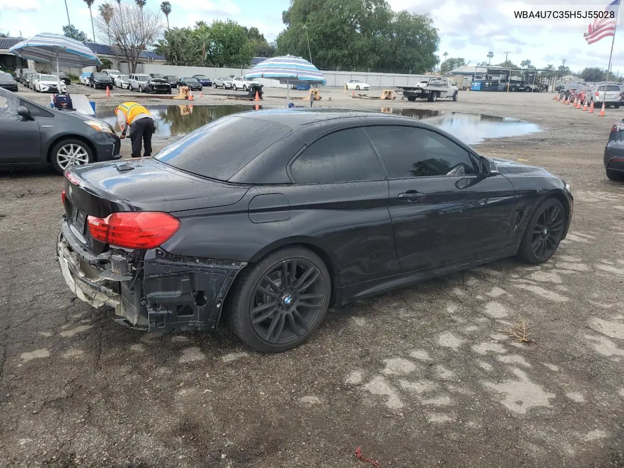 2017 BMW 430I VIN: WBA4U7C35H5J55028 Lot: 48249305