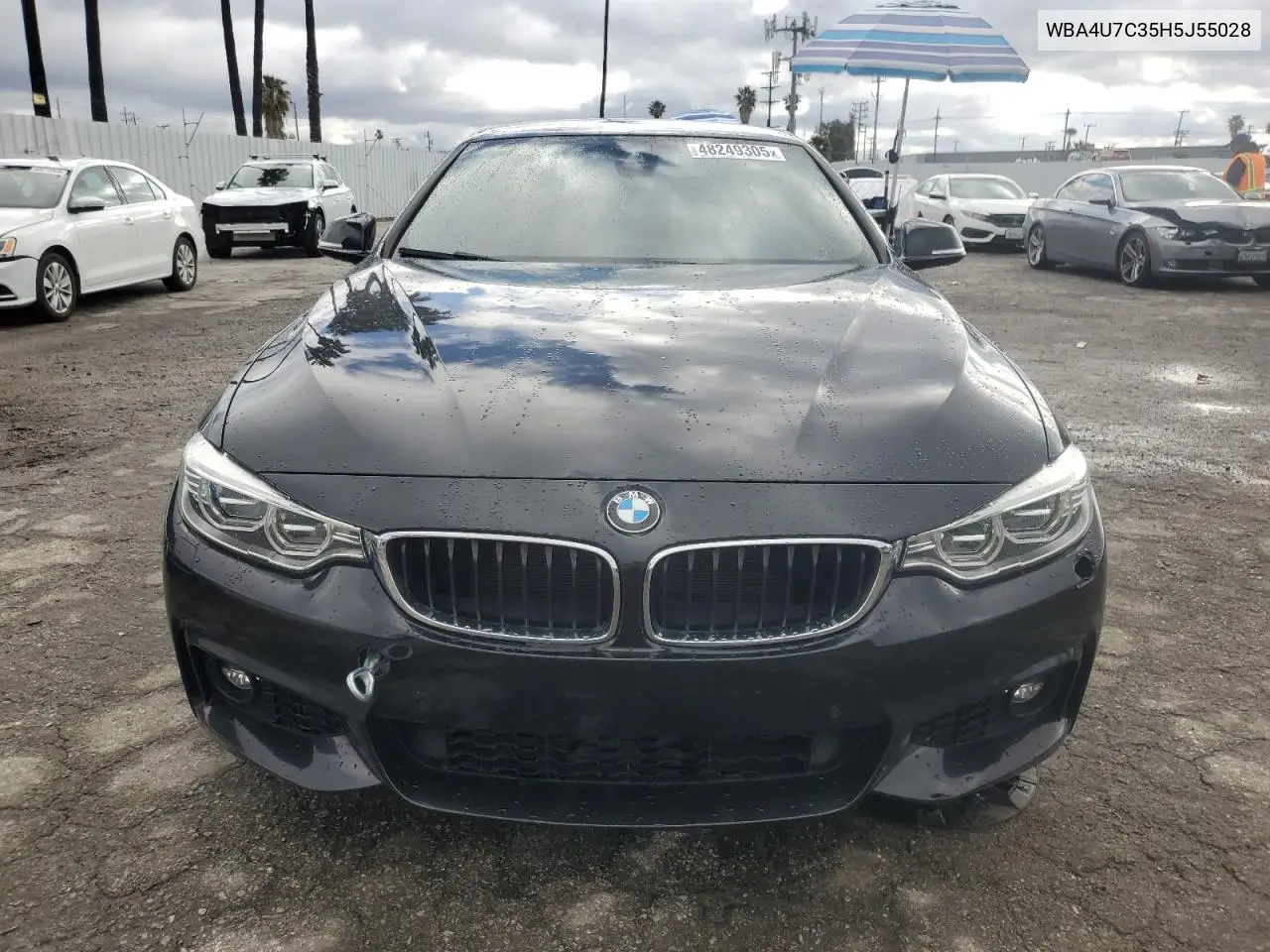 2017 BMW 430I VIN: WBA4U7C35H5J55028 Lot: 48249305