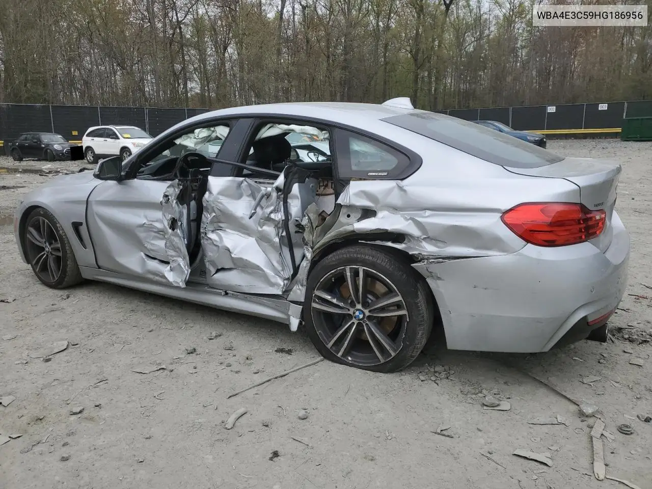 2017 BMW 440I Gran Coupe VIN: WBA4E3C59HG186956 Lot: 52265235