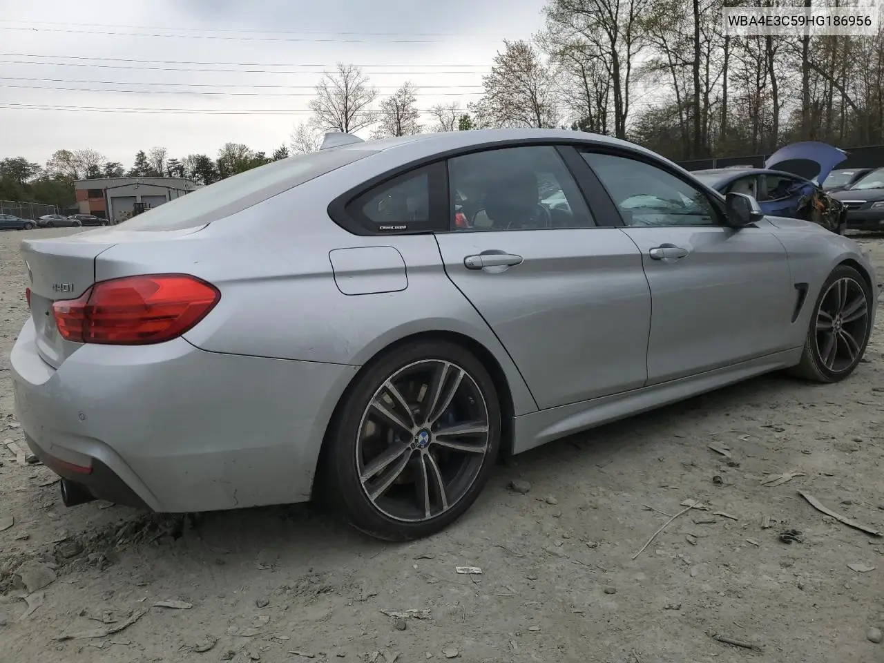 2017 BMW 440I Gran Coupe VIN: WBA4E3C59HG186956 Lot: 52265235